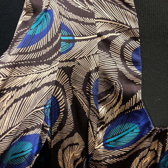 Etcetera silk Turtle Neck Blouse top Size 8 - Picture 2 of 6